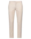 Grey Daniele Alessandrini Man Pants Beige Size 30 Polyester, Viscose, Elastane