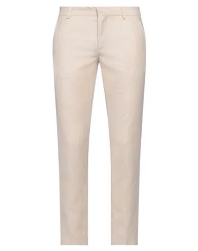 Grey Daniele Alessandrini Man Pants Beige Size 30 Polyester, Viscose, Elastane