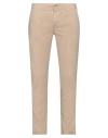 Grey Daniele Alessandrini Man Pants Beige Size 32 Cotton, Elastane