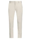 Grey Daniele Alessandrini Man Pants Beige Size 32 Polyester, Elastane