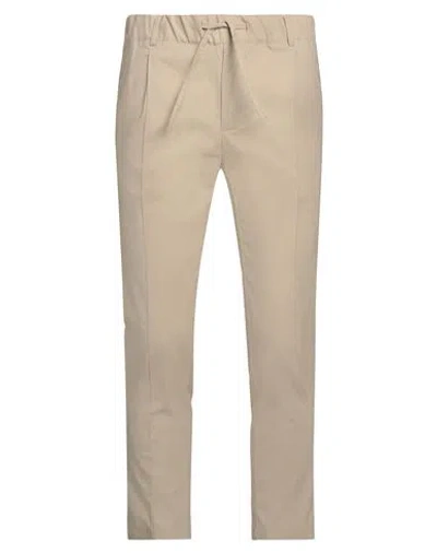 Grey Daniele Alessandrini Man Pants Beige Size 32 Viscose, Polyamide, Elastane In Beige