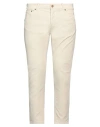 Grey Daniele Alessandrini Man Pants Beige Size 33 Cotton, Elastane