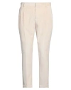 Grey Daniele Alessandrini Man Pants Beige Size 34 Polyester, Polyamide, Elastane In Beige