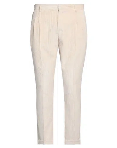 Grey Daniele Alessandrini Man Pants Beige Size 34 Polyester, Polyamide, Elastane