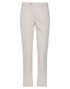 GREY DANIELE ALESSANDRINI GREY DANIELE ALESSANDRINI MAN PANTS BEIGE SIZE 36 POLYESTER, VISCOSE, ELASTANE