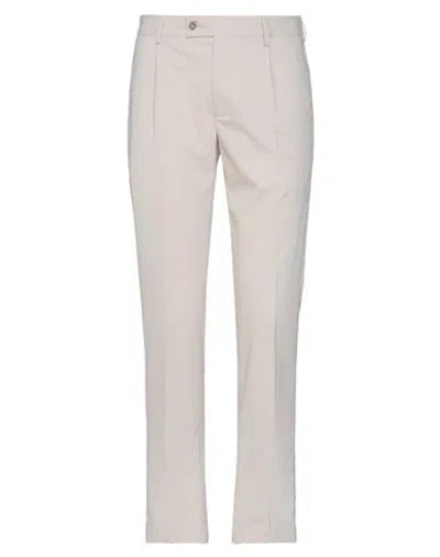 Grey Daniele Alessandrini Man Pants Beige Size 36 Polyester, Viscose, Elastane