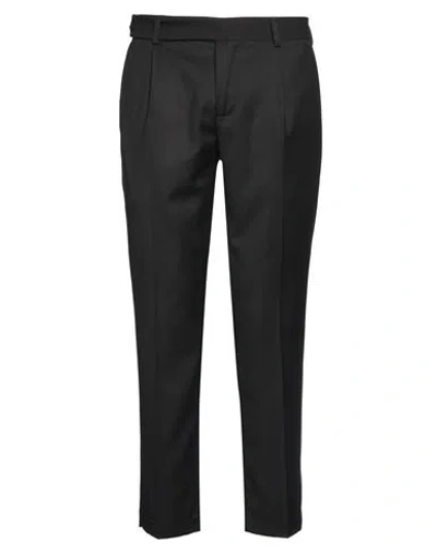 Grey Daniele Alessandrini Man Pants Black Size 26 Polyester, Viscose, Elastane