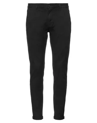 Grey Daniele Alessandrini Man Pants Black Size 28 Cotton, Elastane