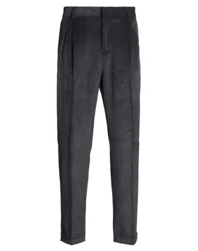 Grey Daniele Alessandrini Man Pants Black Size 28 Polyester, Polyamide, Elastane