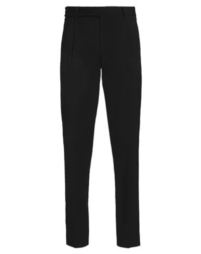 Grey Daniele Alessandrini Man Pants Black Size 28 Polyester, Wool, Elastane