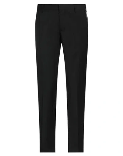 Grey Daniele Alessandrini Man Pants Black Size 30 Polyester, Viscose, Elastane