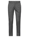 Grey Daniele Alessandrini Man Pants Black Size 30 Polyester, Viscose, Elastane In Black