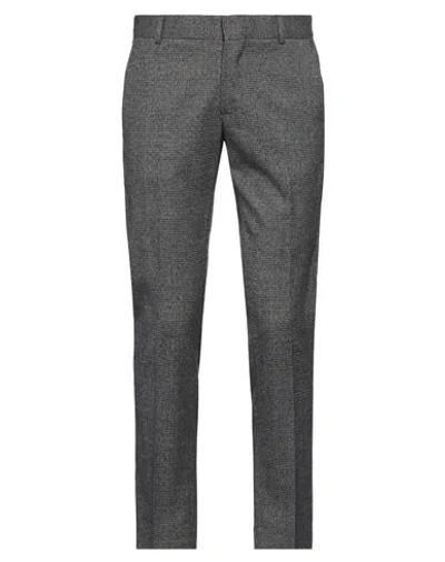 Grey Daniele Alessandrini Man Pants Black Size 30 Polyester, Viscose, Elastane