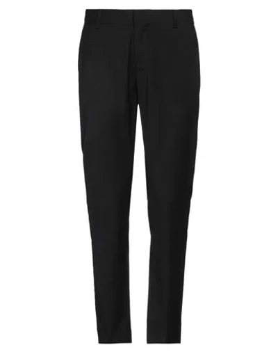 Grey Daniele Alessandrini Man Pants Black Size 32 Polyester, Viscose, Elastane