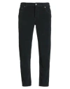 Grey Daniele Alessandrini Man Pants Black Size 31 Cotton, Elastane