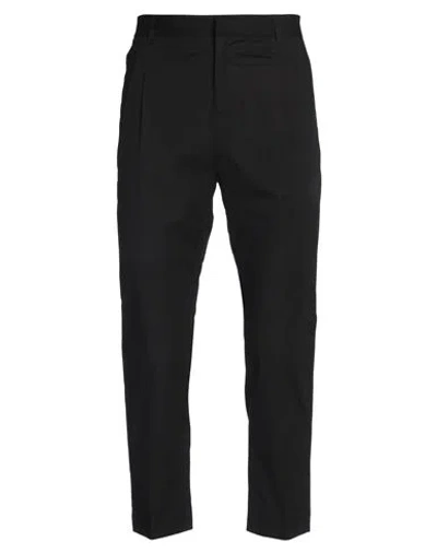 Grey Daniele Alessandrini Man Pants Black Size 30 Cotton, Elastane