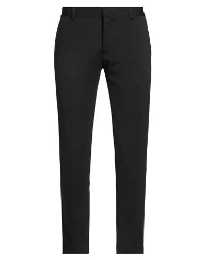 Grey Daniele Alessandrini Man Pants Black Size 32 Polyester, Elastane