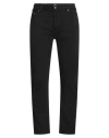 Grey Daniele Alessandrini Man Pants Black Size 33 Cotton, Elastane