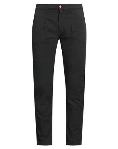 Grey Daniele Alessandrini Man Pants Black Size 33 Cotton, Elastane