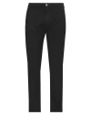 Grey Daniele Alessandrini Man Pants Black Size 34 Cotton, Elastane