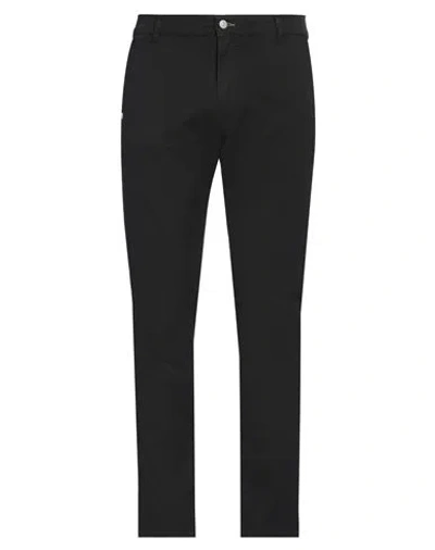 Grey Daniele Alessandrini Man Pants Black Size 38 Cotton, Elastane