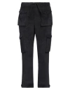 Grey Daniele Alessandrini Man Pants Black Size 34 Polyester, Polyamide, Elastane