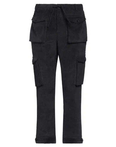 Grey Daniele Alessandrini Man Pants Black Size 34 Polyester, Polyamide, Elastane In Black