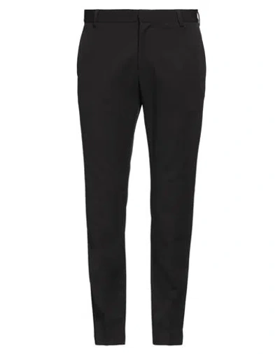 Grey Daniele Alessandrini Man Pants Black Size 36 Polyester, Elastane In Black