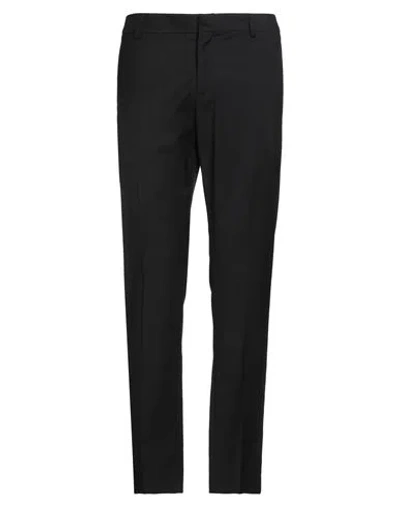 Grey Daniele Alessandrini Man Pants Black Size 36 Polyester, Viscose, Elastane