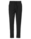Grey Daniele Alessandrini Man Pants Black Size 36 Polyester, Viscose, Elastane In Black