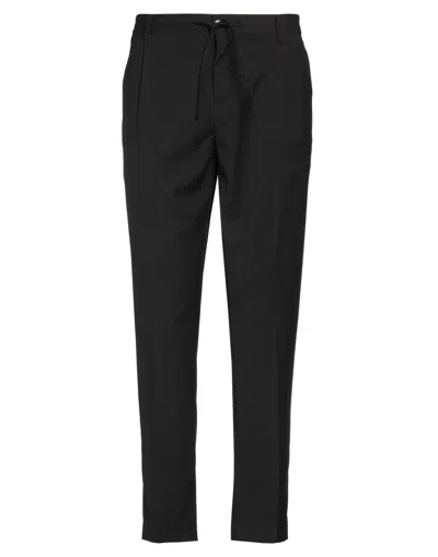Grey Daniele Alessandrini Man Pants Black Size 36 Polyester, Viscose, Elastane