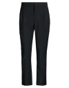 Grey Daniele Alessandrini Man Pants Black Size 36 Polyester, Wool, Elastane In Black