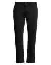 Grey Daniele Alessandrini Man Pants Black Size 38 Cotton, Elastane In Multi