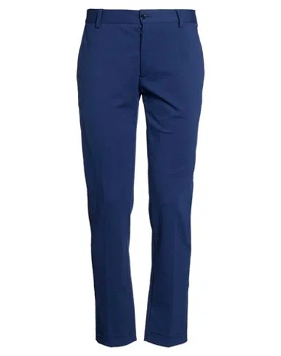 Grey Daniele Alessandrini Man Pants Blue Size 30 Cotton, Polyamide, Elastane