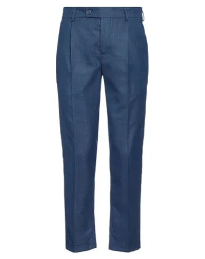 Grey Daniele Alessandrini Man Pants Blue Size 30 Polyester, Viscose, Elastane