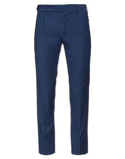 Grey Daniele Alessandrini Man Pants Blue Size 38 Polyester, Viscose, Elastane