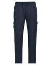Grey Daniele Alessandrini Man Pants Blue Size 32 Linen