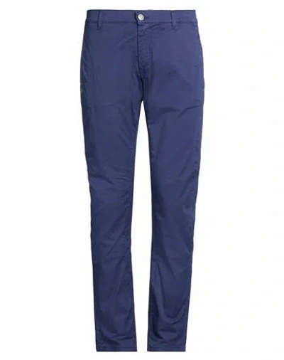 Grey Daniele Alessandrini Man Pants Bright Blue Size 31 Cotton, Elastane
