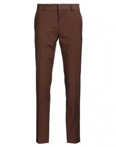 Grey Daniele Alessandrini Man Pants Brown Size 28 Polyester, Viscose, Elastane