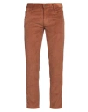 Grey Daniele Alessandrini Man Pants Brown Size 30 Polyester, Polyamide, Elastane In Brown