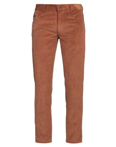 Grey Daniele Alessandrini Man Pants Brown Size 30 Polyester, Polyamide, Elastane
