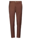 Grey Daniele Alessandrini Man Pants Brown Size 30 Polyester, Viscose, Elastane