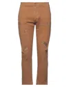Grey Daniele Alessandrini Pants In Brown