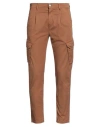 Grey Daniele Alessandrini Man Pants Brown Size 32 Cotton, Elastane In Brown