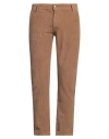 Grey Daniele Alessandrini Man Pants Brown Size 34 Cotton, Elastane