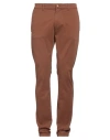 Grey Daniele Alessandrini Man Pants Brown Size 34 Cotton, Elastane In Brown