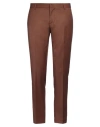 Grey Daniele Alessandrini Man Pants Brown Size 36 Polyester, Viscose, Elastane In Brown