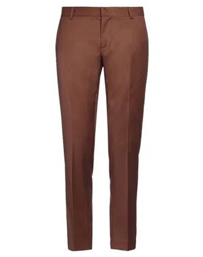 Grey Daniele Alessandrini Man Pants Brown Size 36 Polyester, Viscose, Elastane
