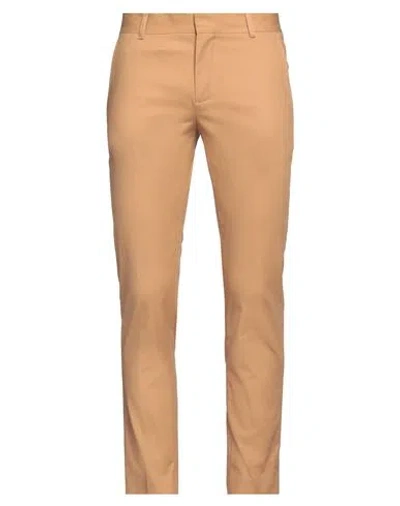 Grey Daniele Alessandrini Man Pants Camel Size 30 Cotton, Elastane In Beige