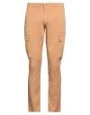 Grey Daniele Alessandrini Man Pants Camel Size 32 Cotton, Elastane In Beige